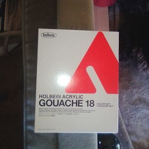 Holbein Acrylic Guoache 18 color set